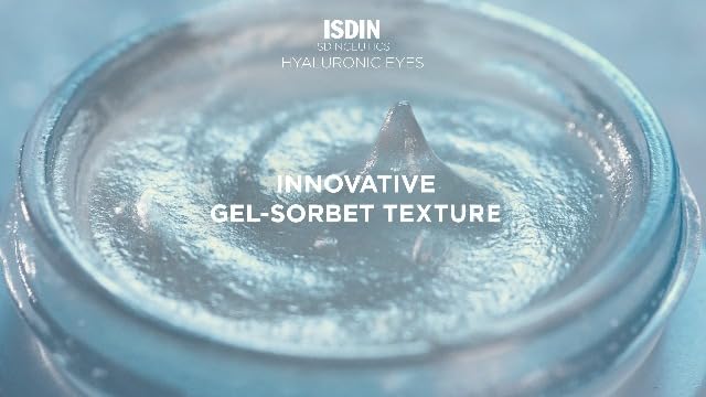 Hyaluronic acid eye gel for hydrating under eye wrinkles and fine lines