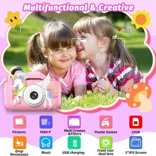 Masterbee Children's Camera Toys for Girls & Boys, 3-12 Years - 1080P HD Video Kids Digital Camera - Perfect for Christmas & Birthday Gifts - Image 3