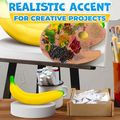 Group of Tesorrio banana stress relief fidgets as novelty office decor
