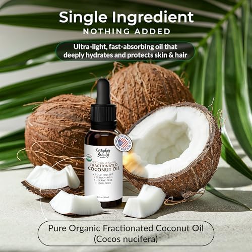 Odorless hexane free coconut oil bottle for hair growth and dry scalp conditioning treatment