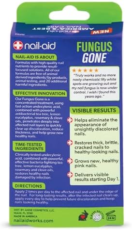 Nail-Aid Fungi Gone Lemon Eucalyptus essential oil nail repair.