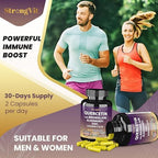 StrongVit immune support organic complex packaging features