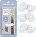 Jool Baby door pinch guards front view showing six pack foam stoppers