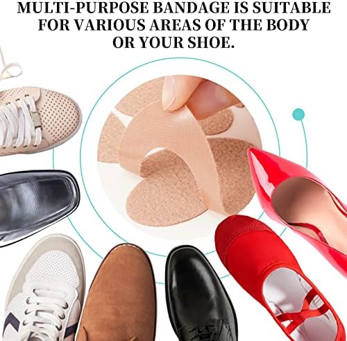 Tiuedu foot care adhesive padding for high heels and sports shoes