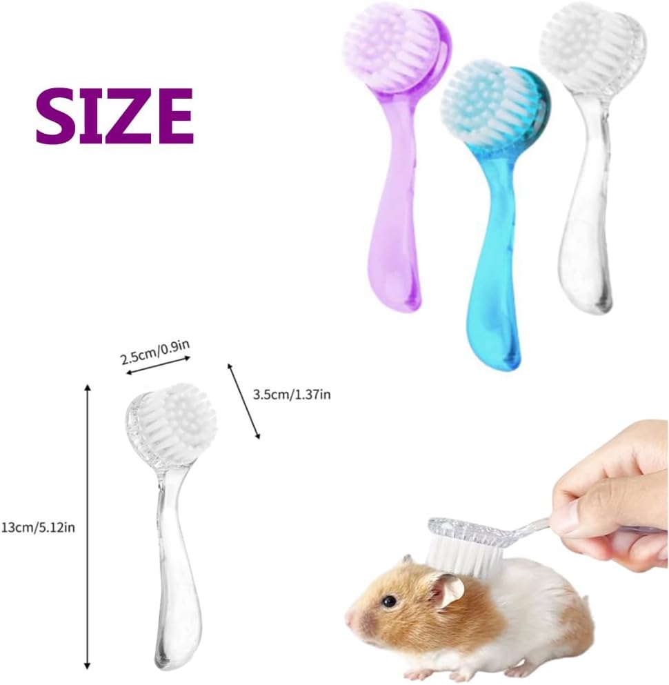 KUNBIUH pet massage comb with transparent protective lid attached for hygienic storage.