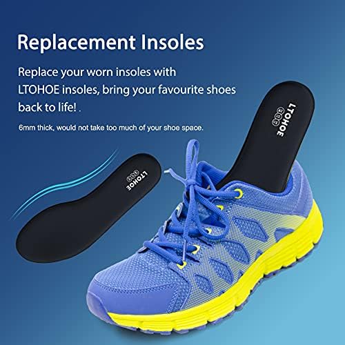 LTOHOE memory foam inserts highlighting active carbon odor control