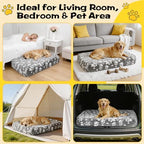 Packaging view of the authentic USA imported BALAPET washable dog mattress replacement cover