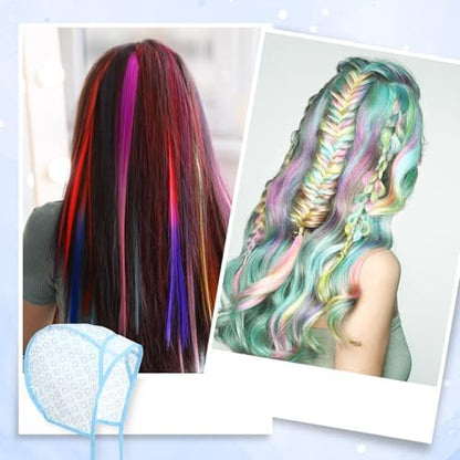 Crochet hooks for hair highlighting technique