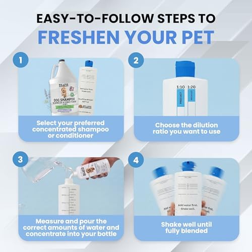 Durable plastic shampoo mixing bottle for home use