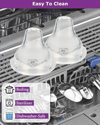 Joyfeed premium BPA free silicone trainer cup nipples suitable for infants six months and older