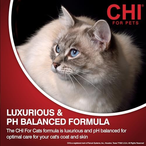 Authentic CHI for cats two in one deep cleansing shampoo and conditioner bottle