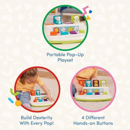 Packaging box for the imported Battat early learning station for toddlers