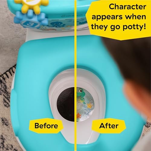 Baby Einstein potty training system with spinning gears feature