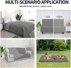 Microfiber texture and geometric pinsonic quilt pattern details of the Easy-Going furniture protector
