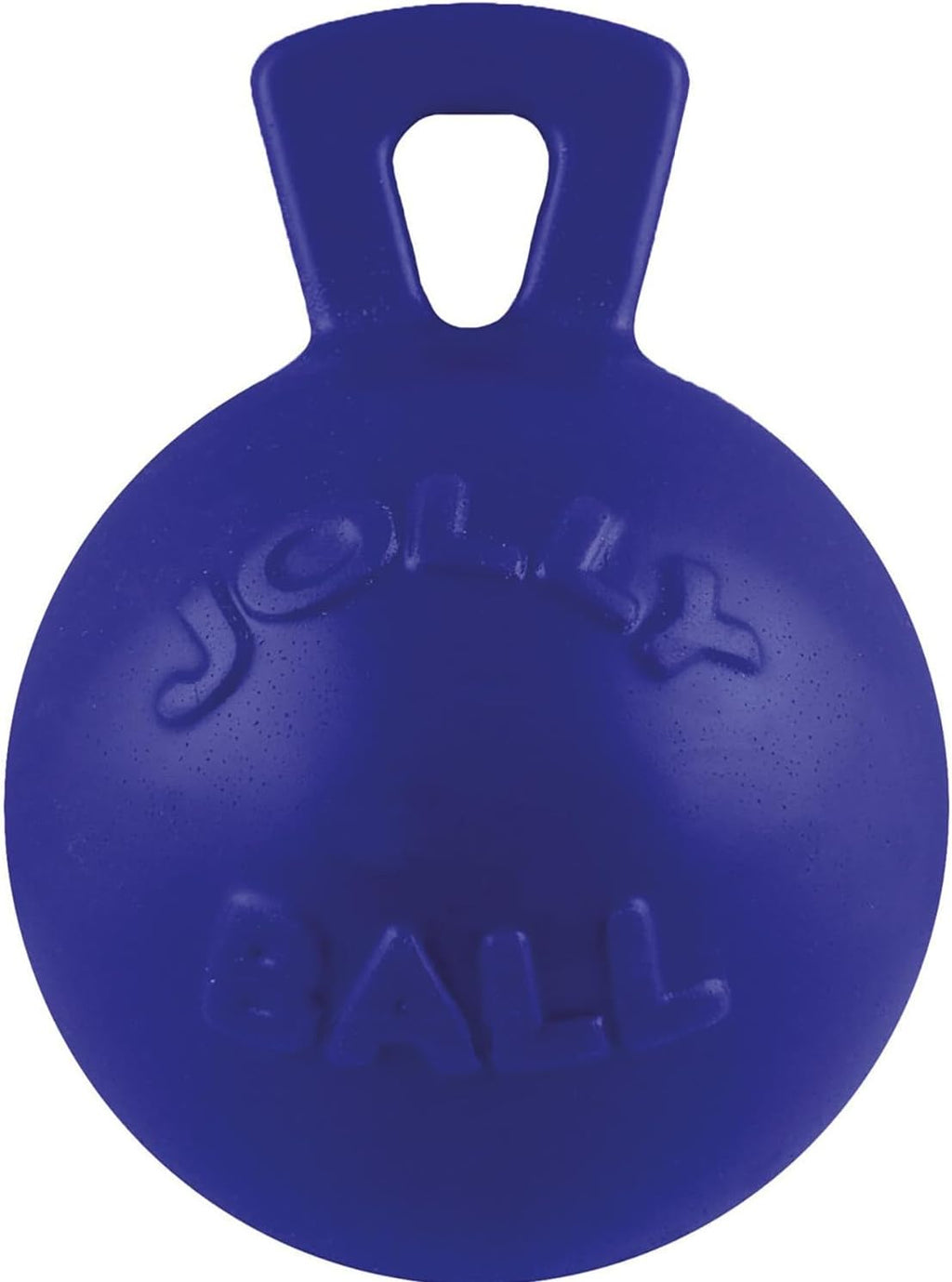 Jolly Pets Tug-n-Toss Dog Toy Ball with Handle, 8 Inches/Large, Blue - Image 12