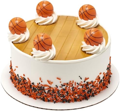 Authentic DecoPac basketball party supplies in packaging
