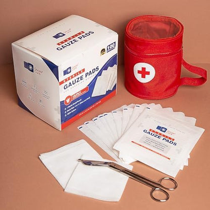 USP IV compliant premium medical grade gauze sponges for emergency response kits
