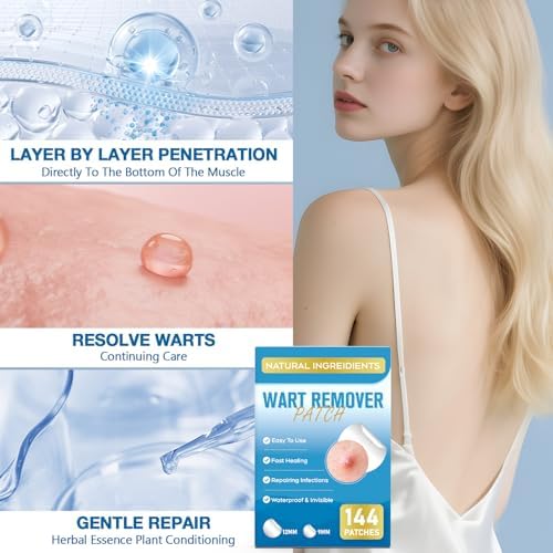 Zihyo skin tag remover patches packaging showing botanical ingredients.