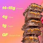 Misfits Protein Bar Variety Pack | Nutrition Bars - 14-15g Protein, 1g Sugar, Plant-based, Low Carb, Non-GMO, Gluten Free Snacks | Pack of 12, Multiple Flavors - Image 3