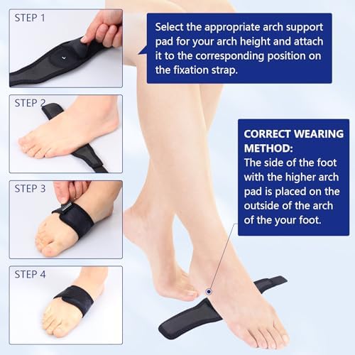 Breathable fabric texture of the Cozyhealth adjustable foot strap.