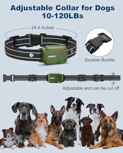 Jugbow dog training collar in waterproof testing