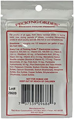 Pecking Order poultry supplement powder container label details