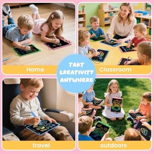 Educational writing tablet set for girls and boys