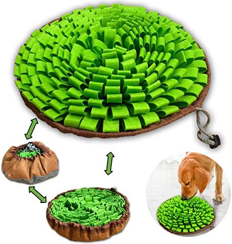 Neecong Pet Snuffle Mat For Dogs folded into bowl shape