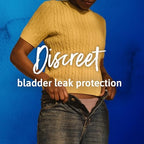 Imported TENA bladder control pads for women featuring Aloe and Vitamin E ingredients.
