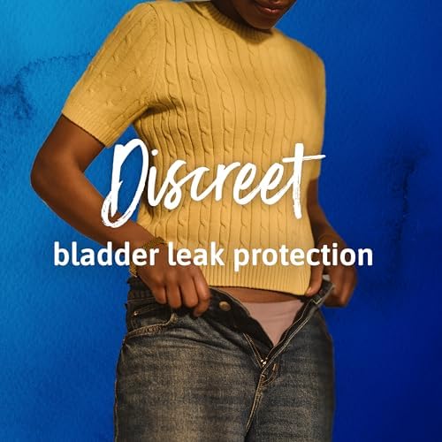 Imported TENA bladder control pads for women featuring Aloe and Vitamin E ingredients.