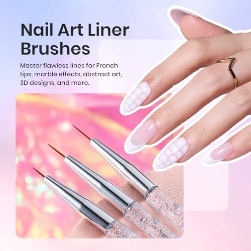 Top view of the Beetles 31 piece manicure design kit