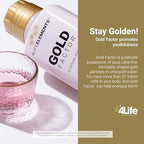 4Life Gold Factor dietary supplement packaging box