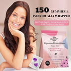 Orinthalixium Liposomal Glutathione Gummies 150 count container lifestyle and daily use presentation