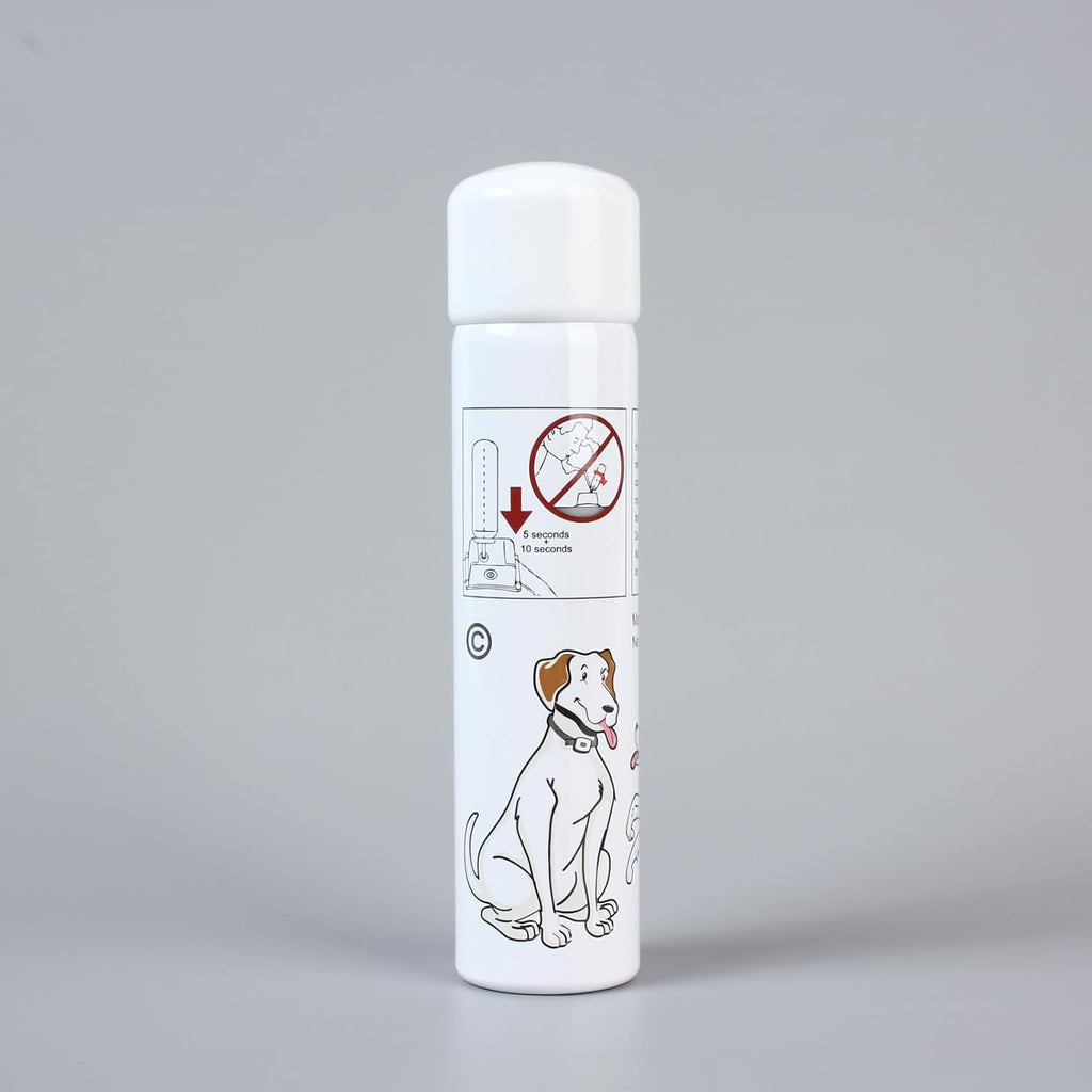 Citronella spray canister with dog training collar icon