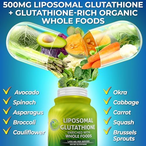 Supplements Studio Liposomal Glutathione organic whole food blend ingredients highlight