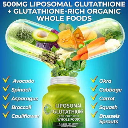 High absorption L-Glutathione reduced vegan capsules