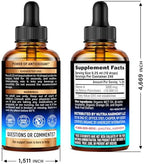 NutraHarmony Vitamin A liquid drops amber bottle label showing potency details