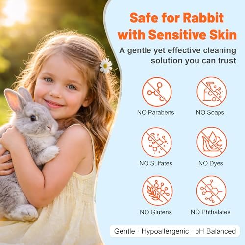 Hypoallergenic waterless shampoo bottle back instructions