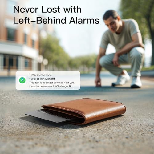 2026 Apple MFi Certified Wallet Tracker Smart Card for Find My iPhone Ultra Thin Air Tracker Tag for Travel, 5 Years+ Staying Power, IP69 Waterproof, Key Finder & Item Locator for Keys, Bags, Passport - Image 8
