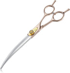 High durability JASON seven inch professional dog grooming scissors sleek design