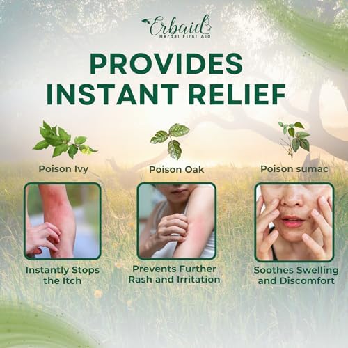 Erbaid herbal first aid anti itch soap bar for poison oak relief