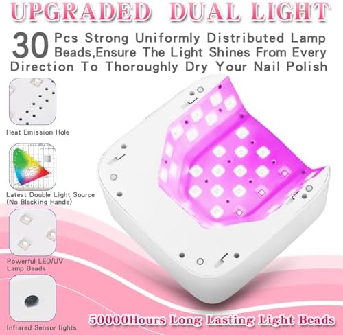 Skyuv professional nail curing lamp with 30 light beads