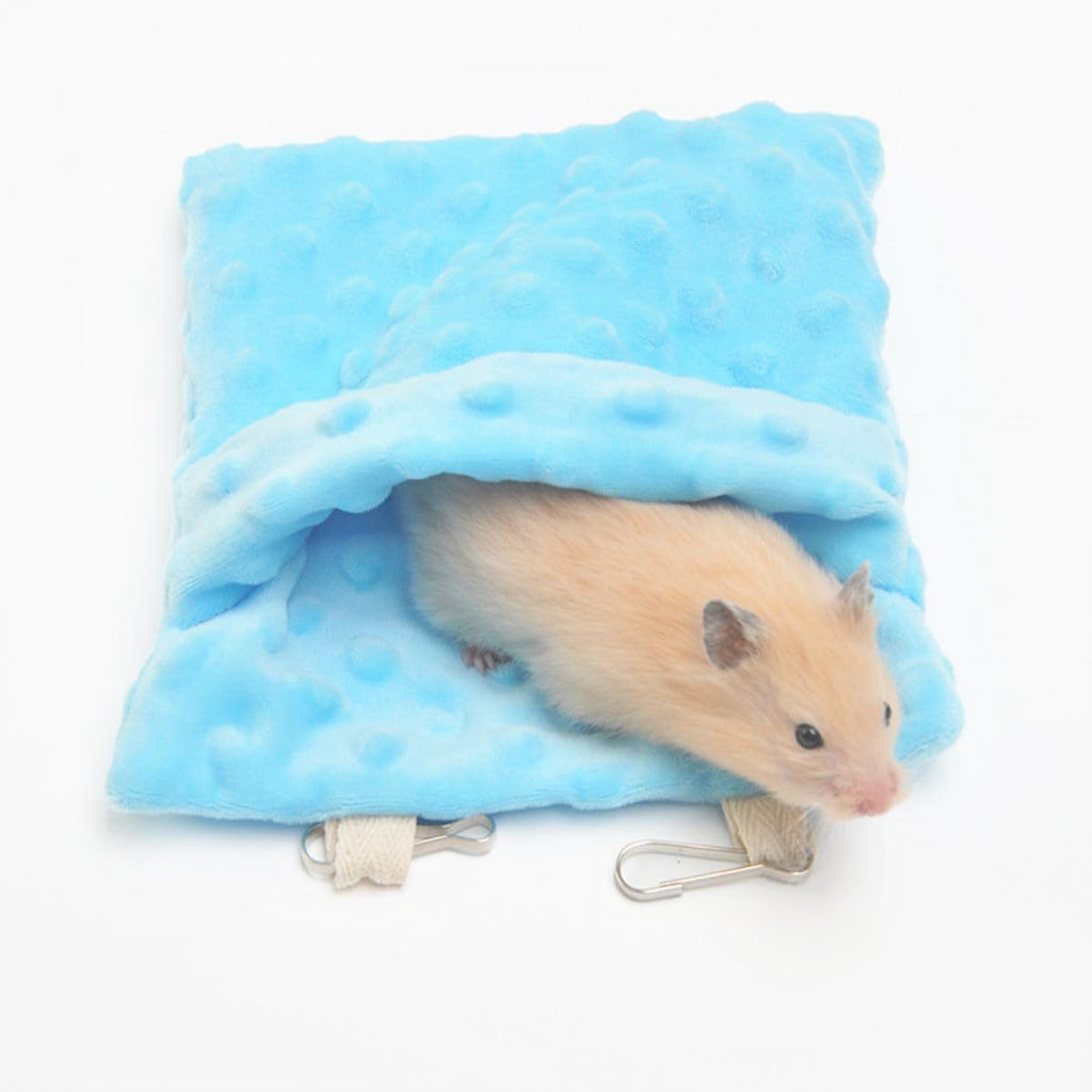 Sugar Glider Bonding Pouch Carrier Bag Sling Sleep Bag with Adjustable Strap for Travel Gliders Ferret Rat Hedgehog Hamster Small Pets (Blue) - Image 4