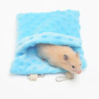 Sugar Glider Bonding Pouch Carrier Bag Sling Sleep Bag with Adjustable Strap for Travel Gliders Ferret Rat Hedgehog Hamster Small Pets (Blue) - Image 4