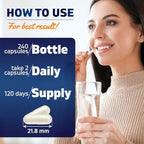 Vitamatic Alpha Lipoic Acid 240 vegetable capsules supplement label details