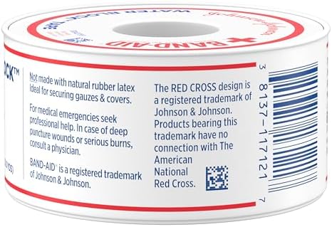 Authentic USA imported Band-Aid Brand first aid tape packaging details