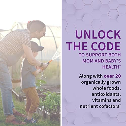 Raw prenatal multivitamin Non-GMO Gluten Free vegetarian capsules for pre-conception and lactation