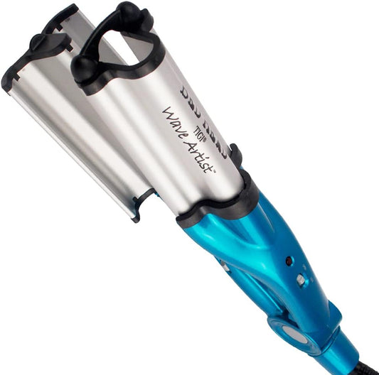 Bed Head Wave Artist Deep Waver front view of purple ceramic plates