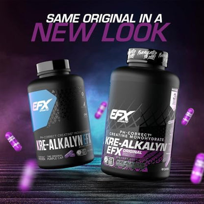 EFX Sports Kre-Alkalyn pH Correct creatine supplement bottle