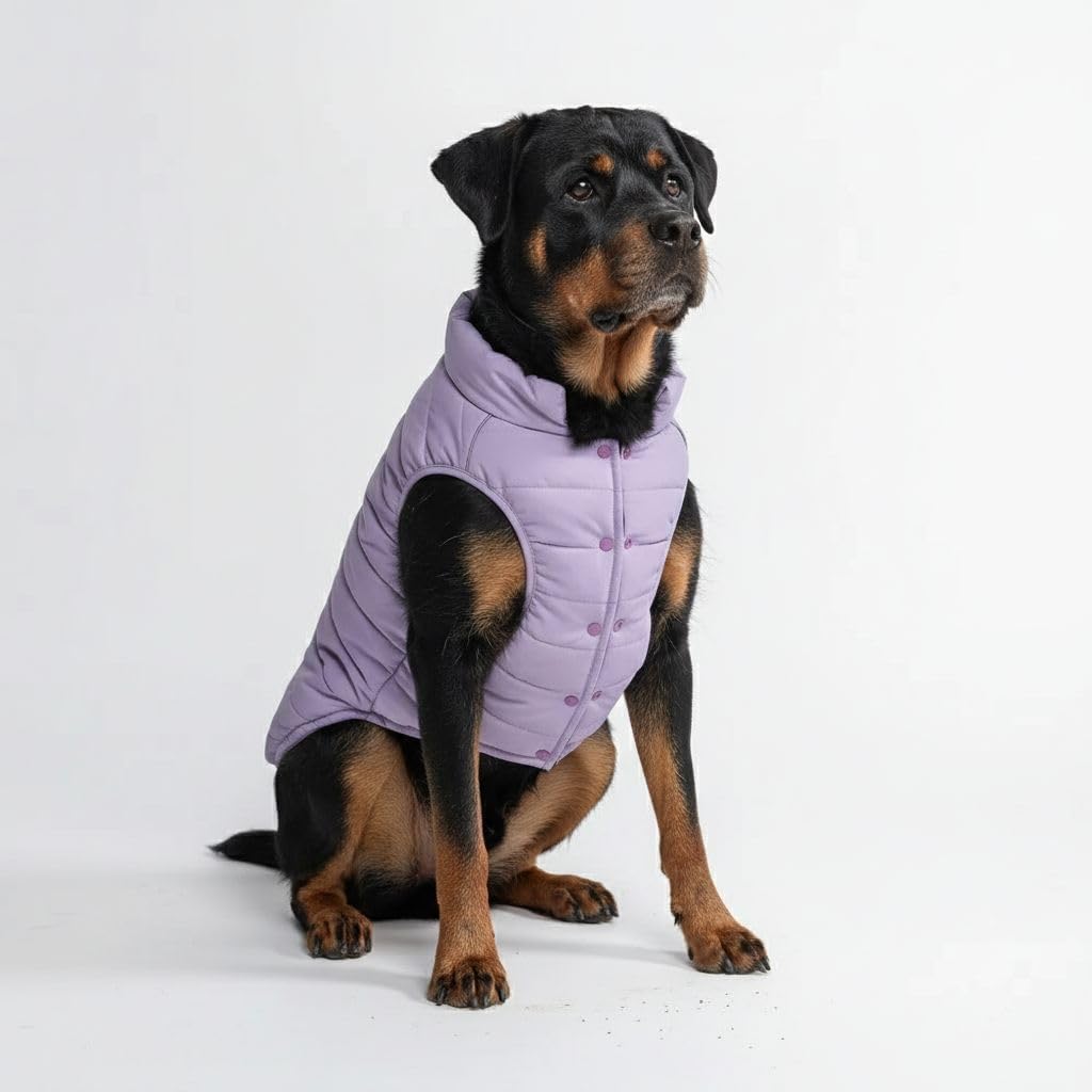 Spark Paws Dog Winter Jacket, Water-Resistant Coat, Warm Reflective Windproof Fleece-Interior, for Medium and Large Dogs - Olive - S - Image 12